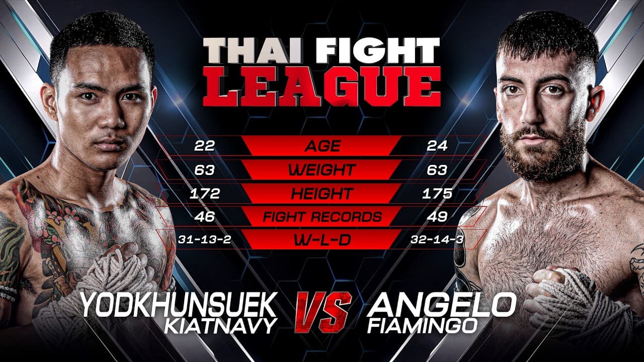 Yodkhunsuek Kiatnavy vs. Angelo Fiamingo | THAI FIGHT LEAGUE 105 | 21 June 2026