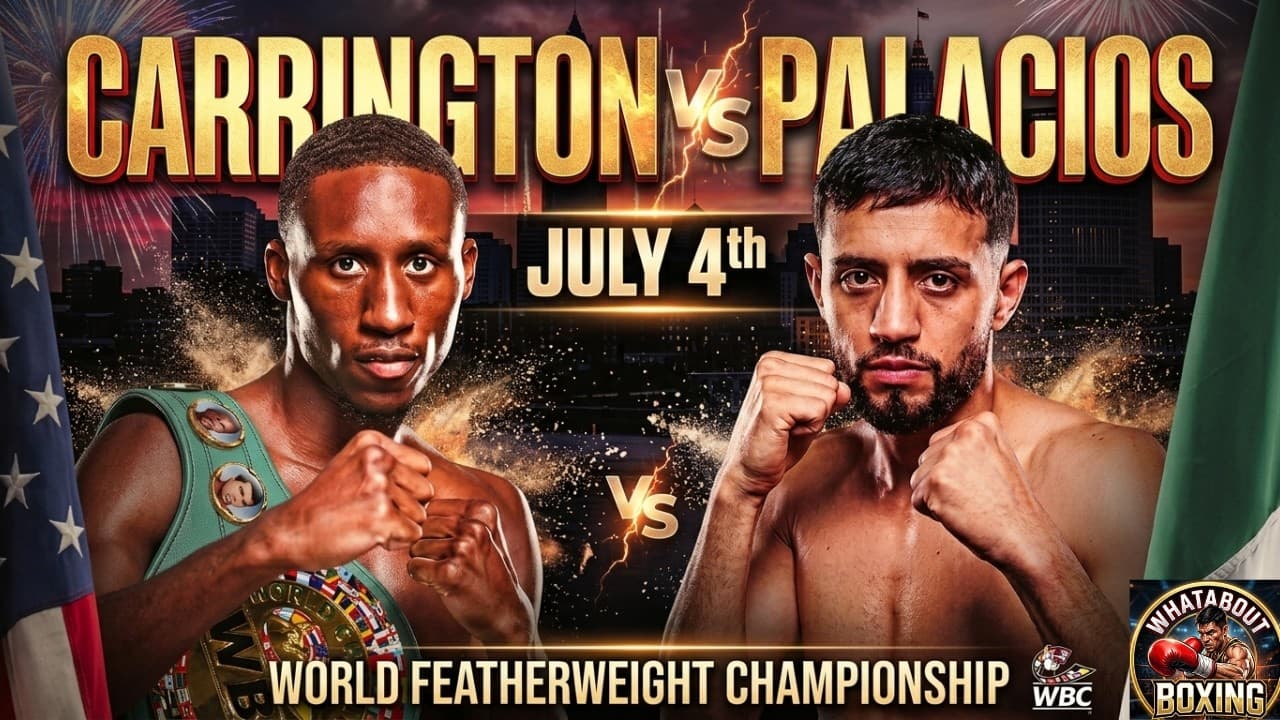 Carrington vs. Palacios. WBC World Featherweight Title Fight Preview.