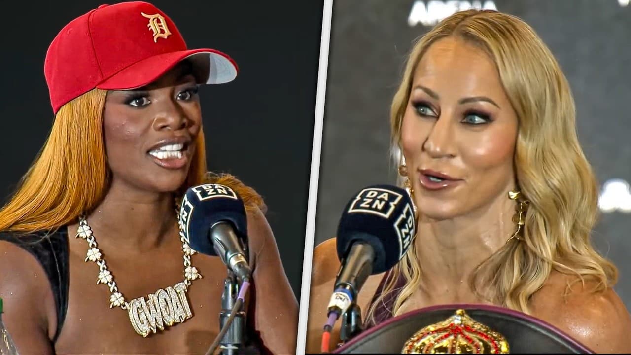 'YOU'RE A SUCKER!' Claressa Shields vs Kaye Scott • FULL PRESS CONFERENCE | DAZN Boxing