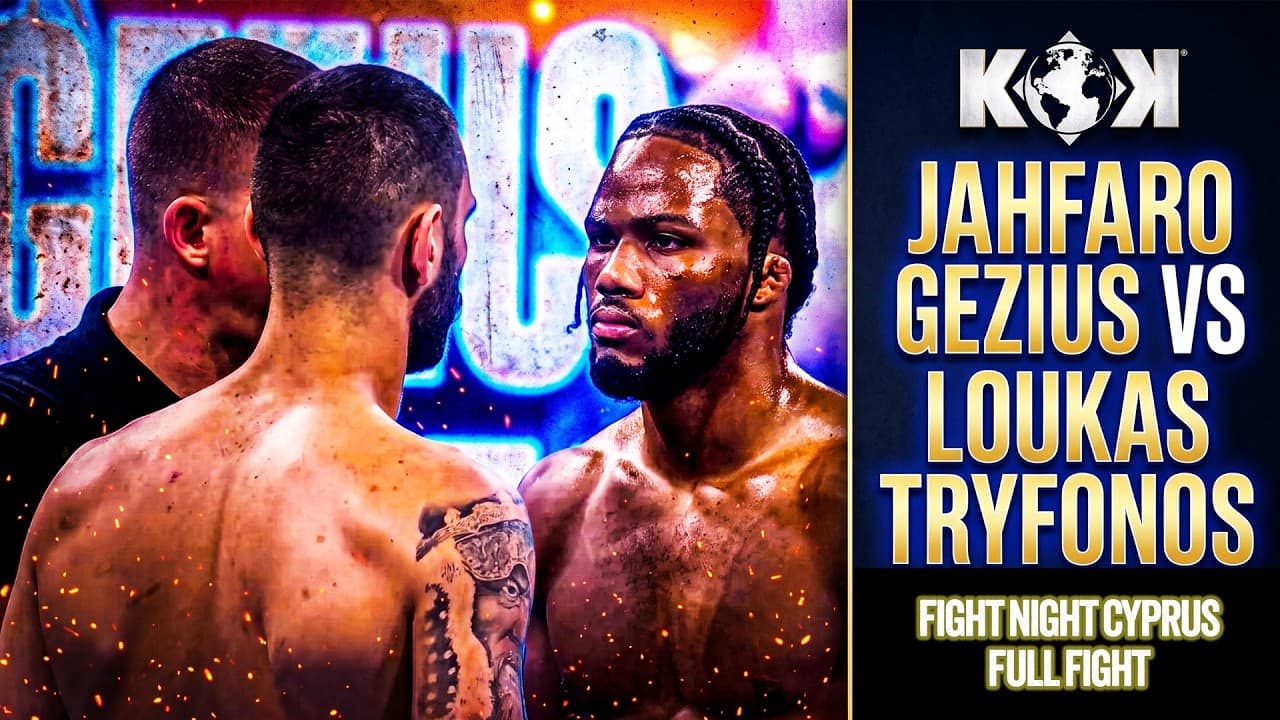 KOK Fight Night 10: JAHFARO GEZIUS VS LOUKAS TRYFONOS | Full Fight