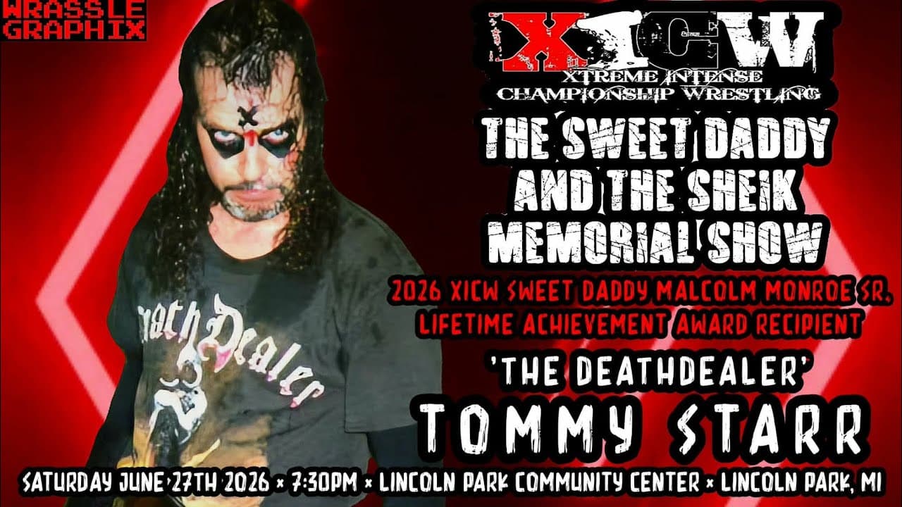 DEATHDEALER TOMMY STARR (Lifetime Achievement Award - 2026 Sweet Daddy & Sheik Memorial Show)