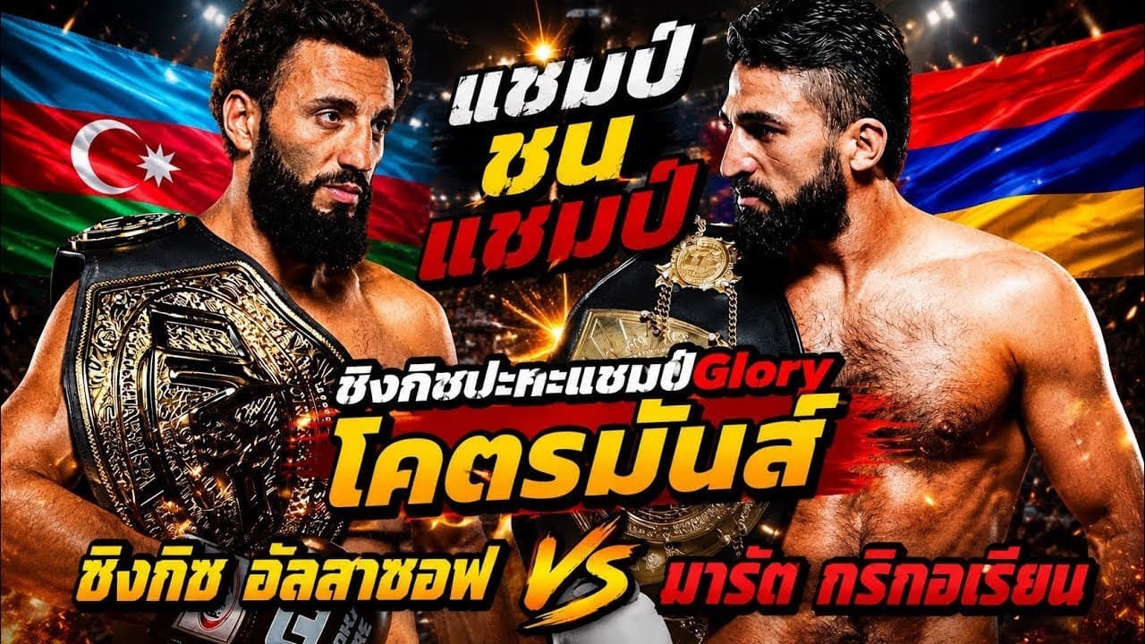 แชมป์ชนแชมป์ ชิงกิชปะทะแชมป์Glory โคตรมันส์ ชิงกิซ อัลลาซอฟ vs มารัต กริกอเรียน