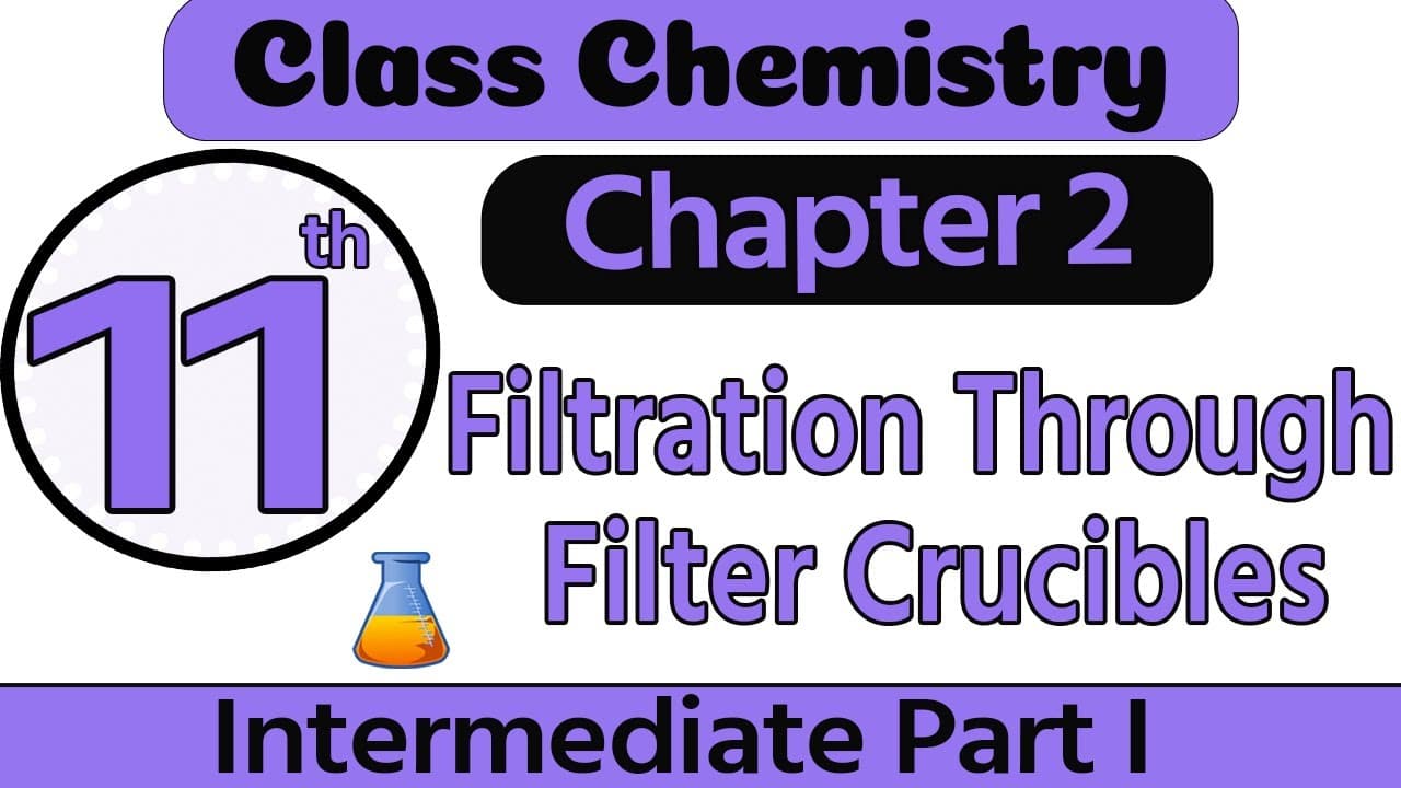 11th Class Chemistry Chapter 2 - 1st Year Chemistry Chapter 2 Experimental Techniques in Chemistry - FSc Part 1 Chemistry Chapter 2