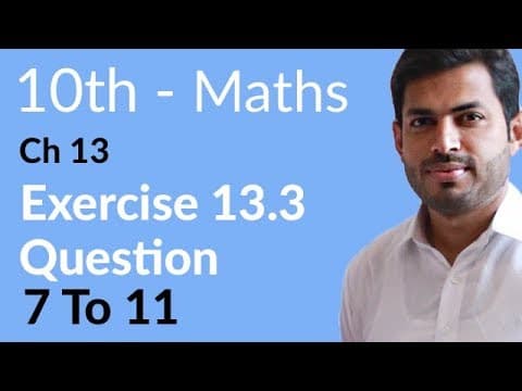 10th Class Math Chapter 13