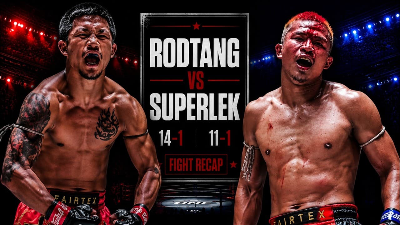 The Ultimate Clash Between Two Striking Legends - Rodtang vs Superlek