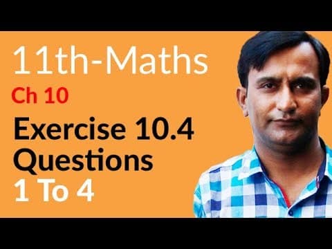 11th Class Math Chapter 10