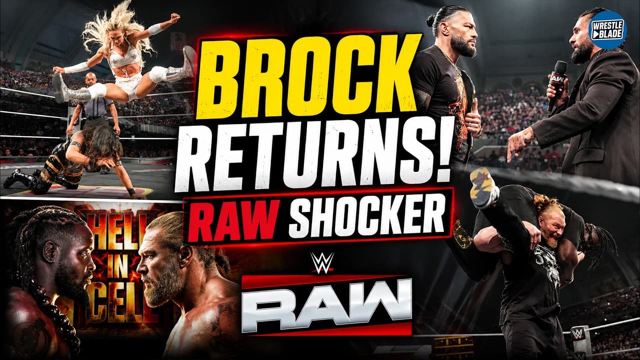 BROCK LESNAR RETURNS! 😱 Roman Reigns vs Seth Rollins CONFIRMED?