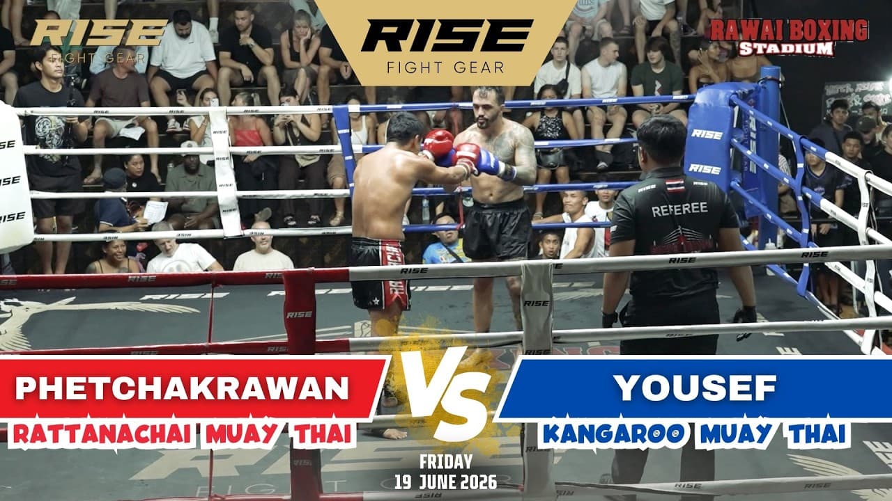 🇹🇭 Thailand vs 🇷🇺 Russia PHETCHAKRAWAN (Rattanachai Muay Thai) vs YOUSEF (Kangaroo Muay Thai)