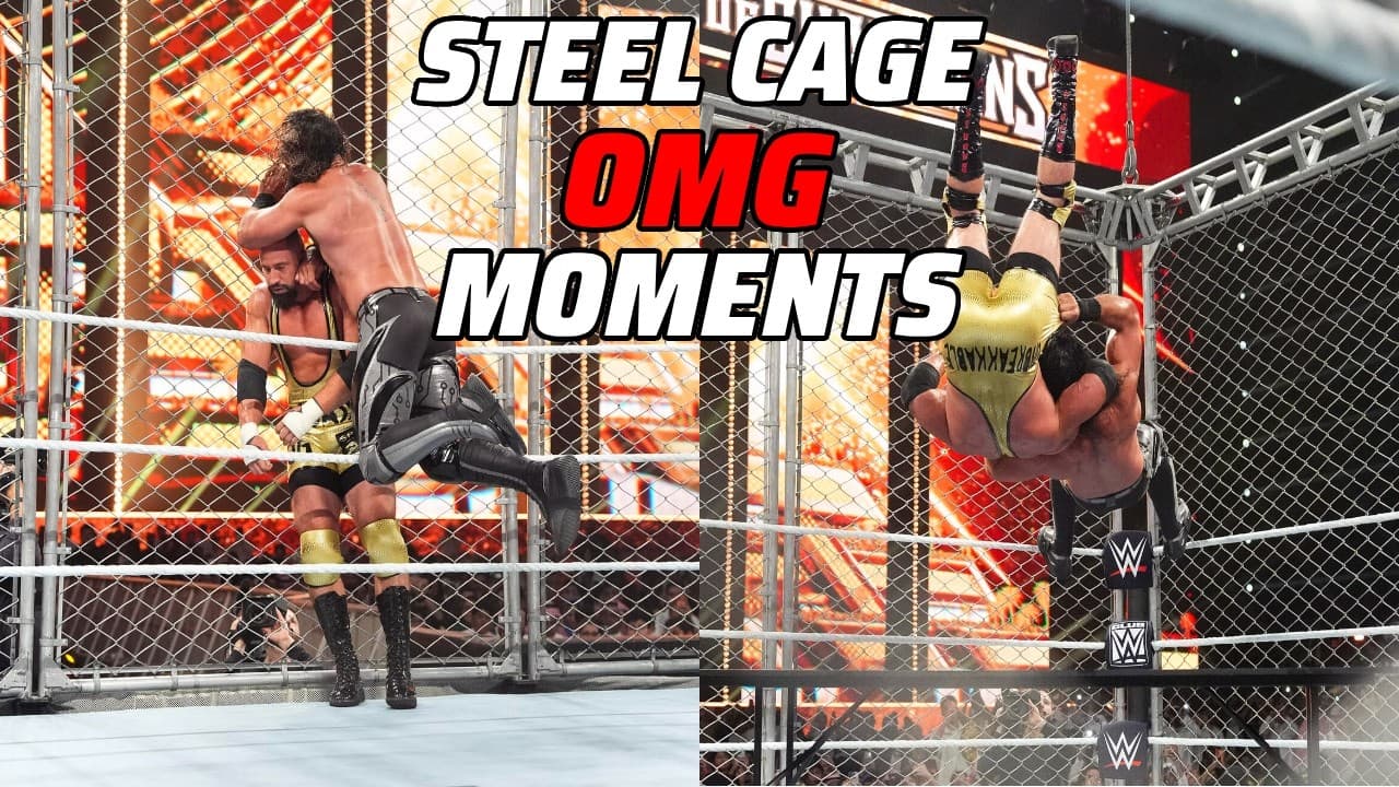 WWE Steel Cage OMG Moments Compilation