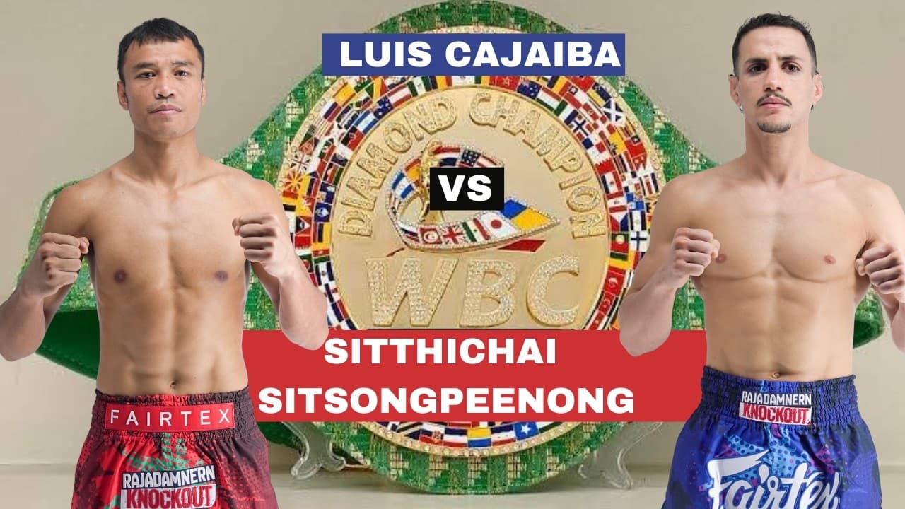Luis Cajaiba vs Sitthichai Sitsongpeenong For WBC Muay Thai Diamond Belt