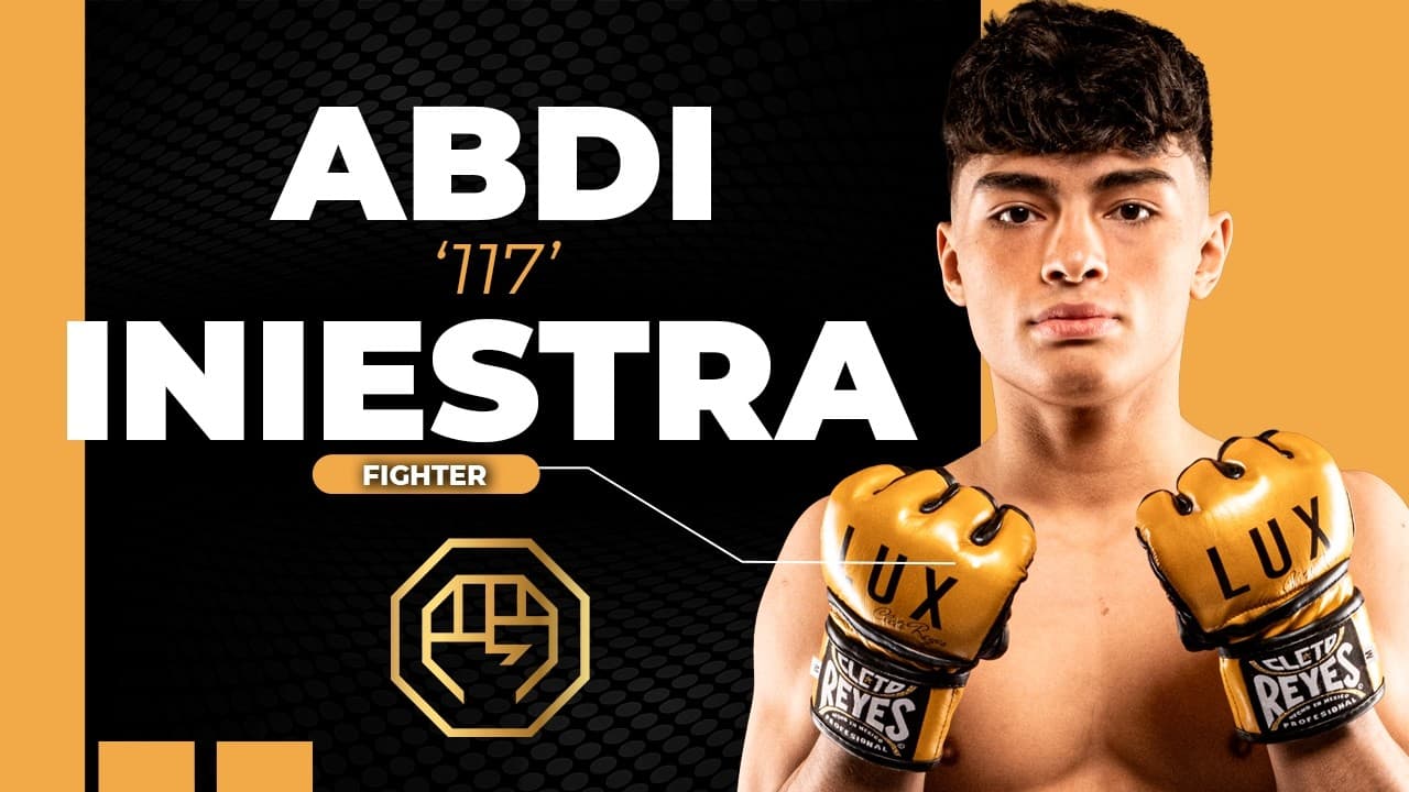 Abdi "117" Iniestra, un joven peleador inspirado en la fe con grandes cualidades #luxfightleague