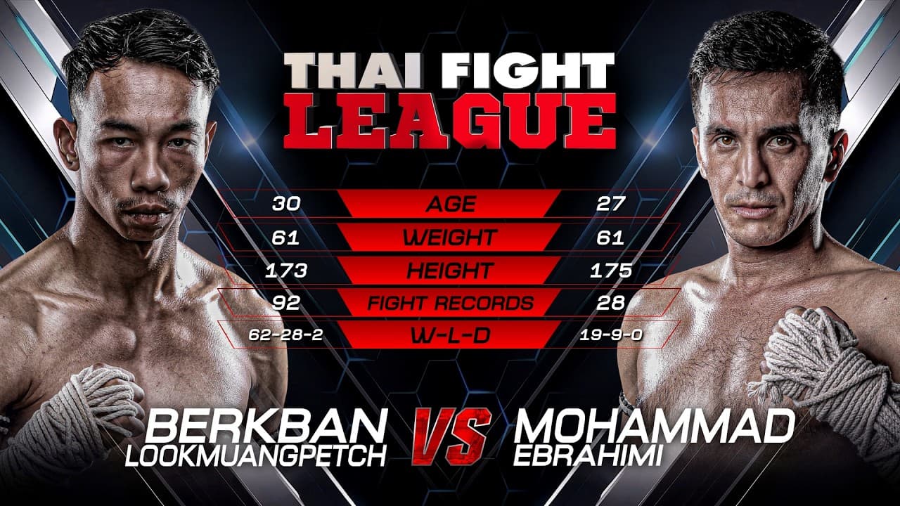 Berkban Lookmuangpetch vs. Mohammad Ebrahimi | THAI FIGHT LEAGUE 105 | 21 June 2026