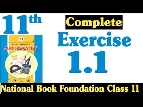 Class 11 Math - Federal Board ( National Book Foundation )