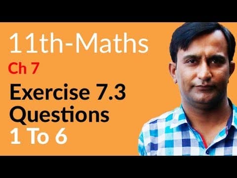 11th Class Math Ch 7