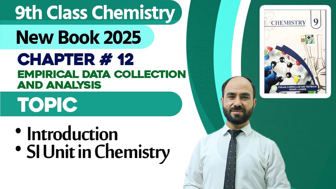 9th Class Chemistry Chapter 12 - New Book 2025 Playlist