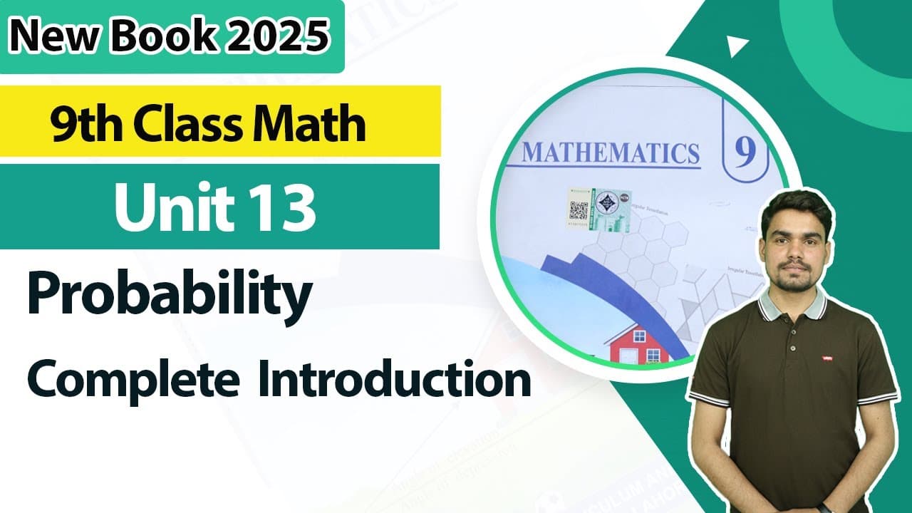 9th Class Math Unit 13 - New Book 2025