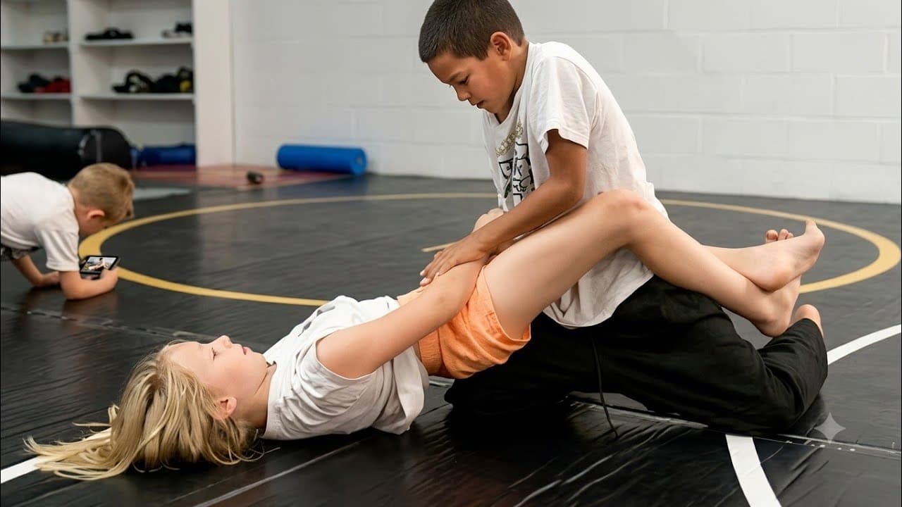 Boy vs Girl Wrestling Practice | Junior Martial Arts Session