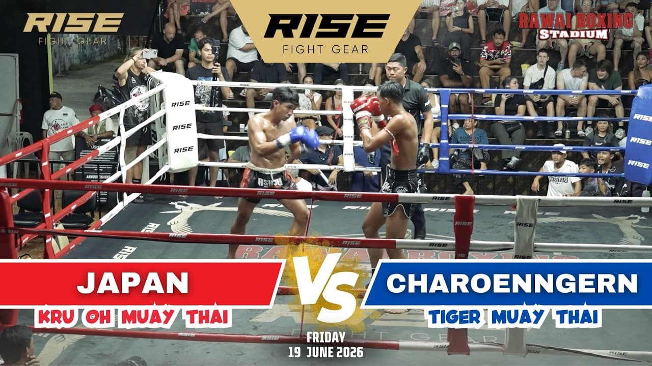 🇹🇭 Thailand vs Thailand 🇹🇭 | JAPAN (Kru Oh Muay Thai) vs CHAROENNGERN (Tiger Muay Thai)