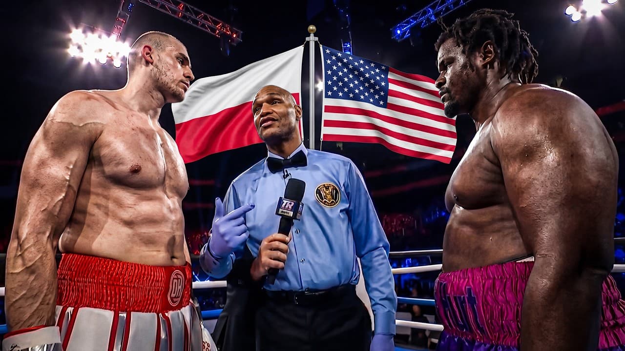 Heavyweight Battle! Damian Knyba (POL) vs Curtis Harper (USA) | Boxing Fight Highlights