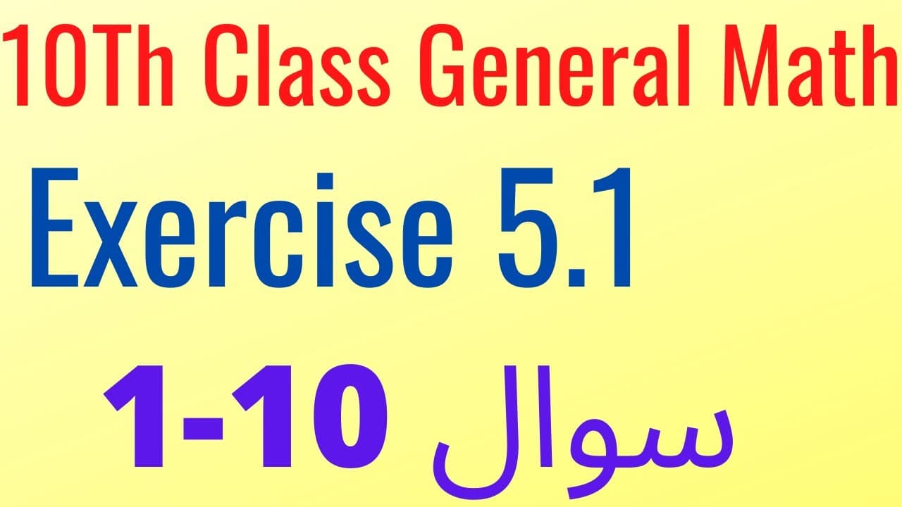 Chapter 5 General math 10Th Class