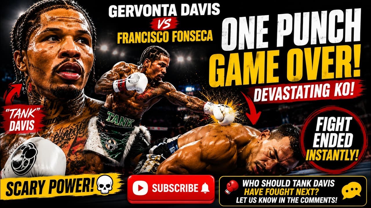 Gervonta Davis' BRUTAL One-Punch KO That Shocked the Boxing World! 😱🥊