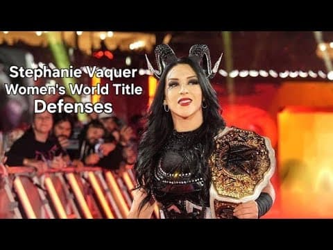 Stephanie Vaquer Women's World Title Defenses