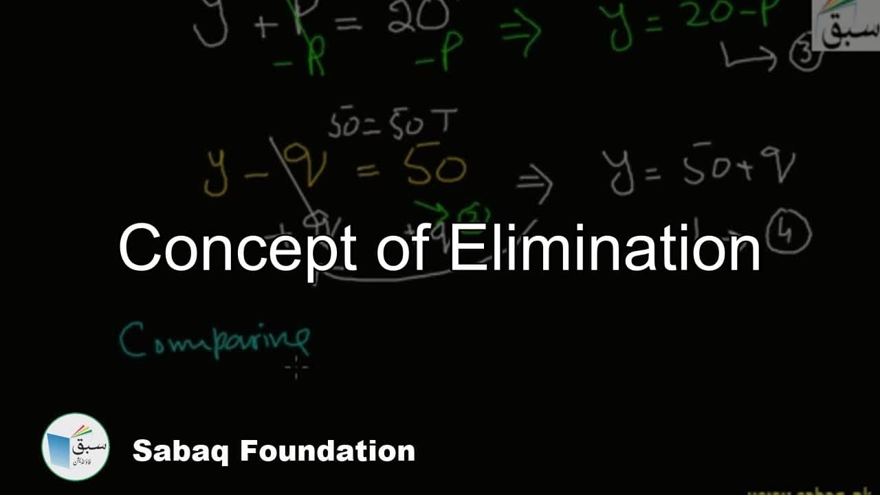 Elimination
