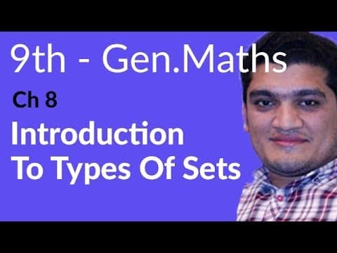 Punjab Board 9th General Mathematics Ch. 8 Sets And Functions