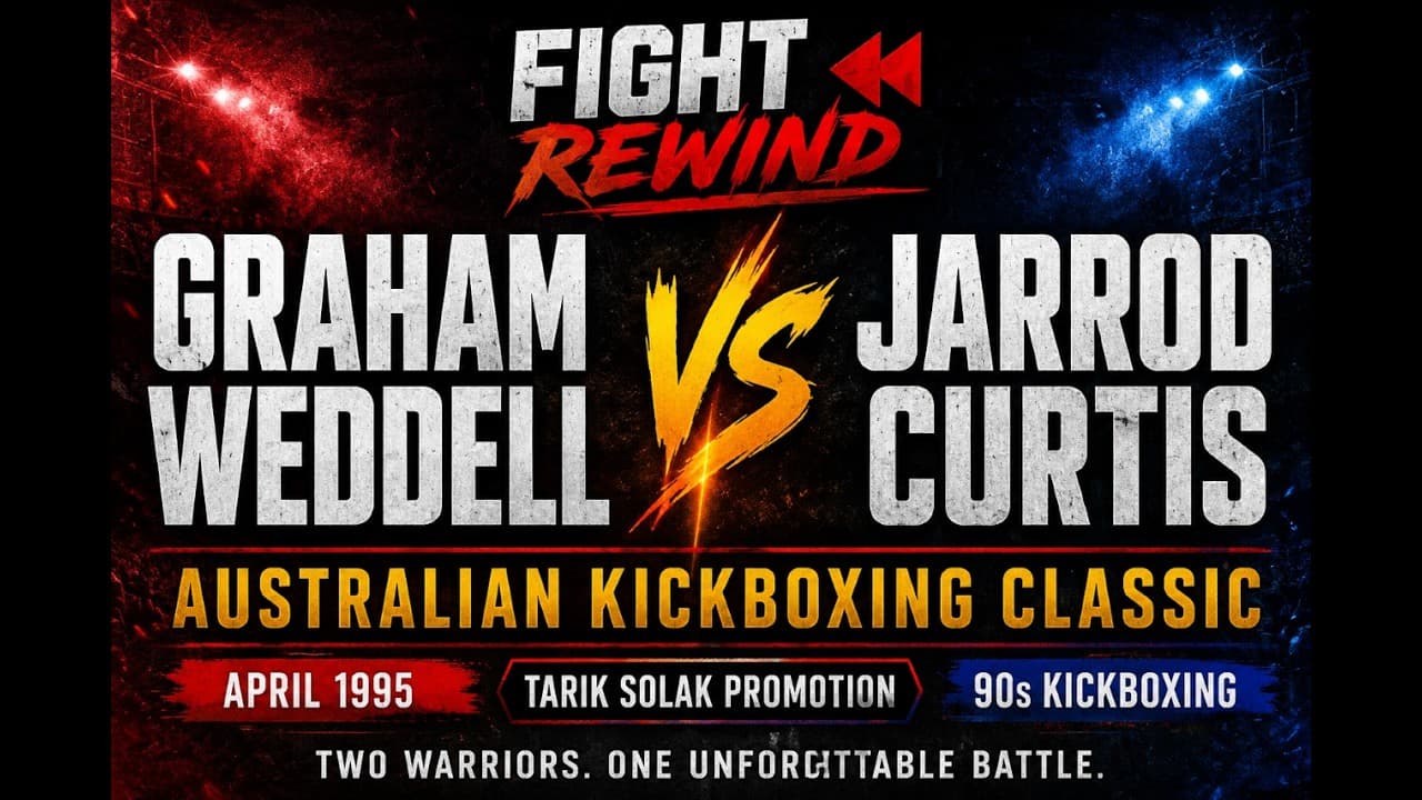 🥊 GRAHAM WEDDELL vs JARROD CURTIS 🥊