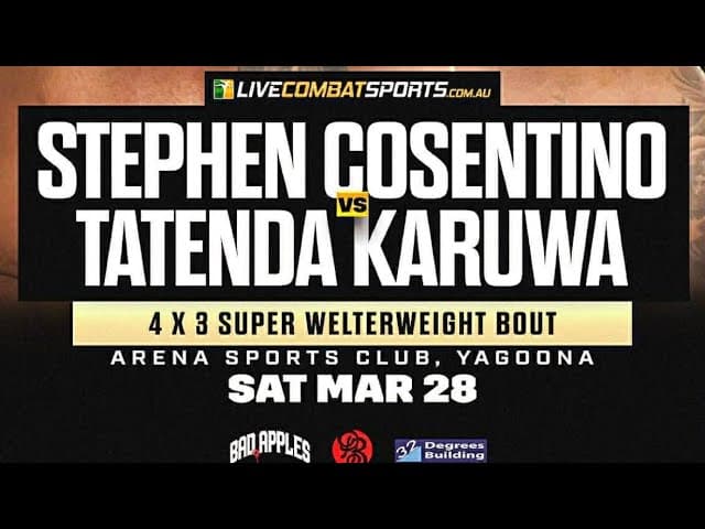 Four round action Cosentino Vs Karuwa.