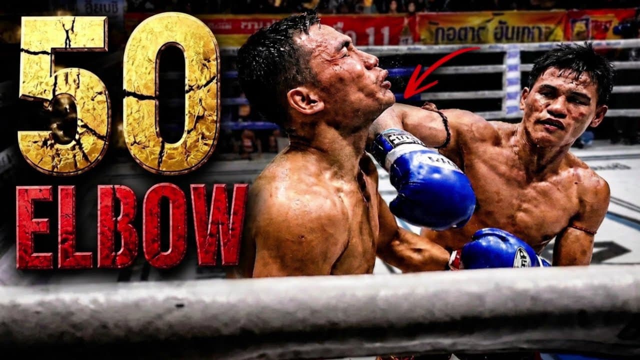 50 Scariest Muay Thai ELBOW You'll See in 2025🚨