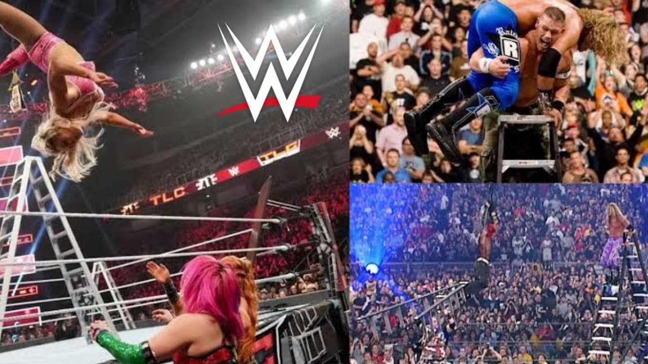 WWE All Around Moments  Chair , Tables , Announce Table And More