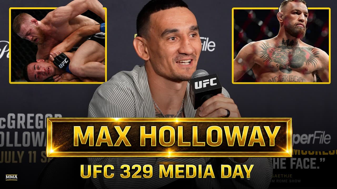 Max Holloway: Conor McGregor WRITTEN OFF By 'Crazy People' Ahead Of UFC 329 Rematch | MMA Fighting
