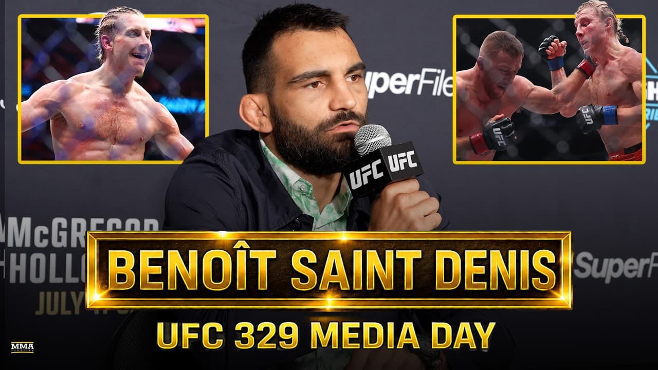 Benoit Saint Denis REACTS To Justin Gaethje's Title Win, Getting Paddy Pimblett Fight | UFC 329