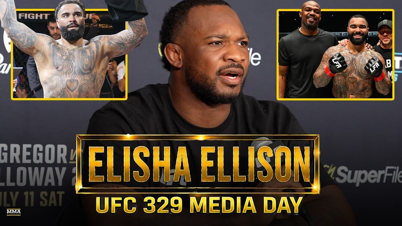 Elisha Ellison: 'Green' Gable Steveson Prime For Upset; Reacts to Jon Jones In Corner | UFC 329