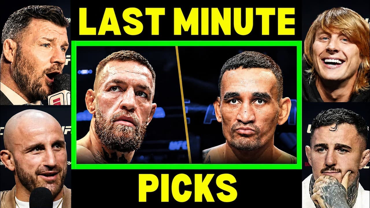 UFC Fighters 'Final Predictions' for Conor Mcgregor vs Max Holloway | UFC 329