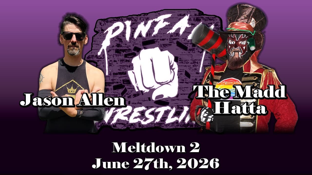 Pinfall Wrestling | Jason Allen vs. The Madd Hatta