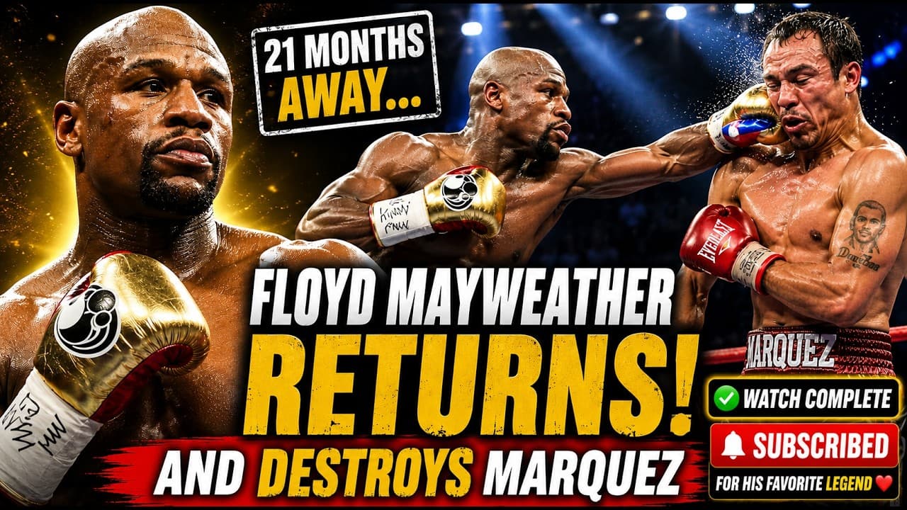 Floyd Mayweather RETURNS After 21 Months... And Destroys Marquez | Full Fight Story