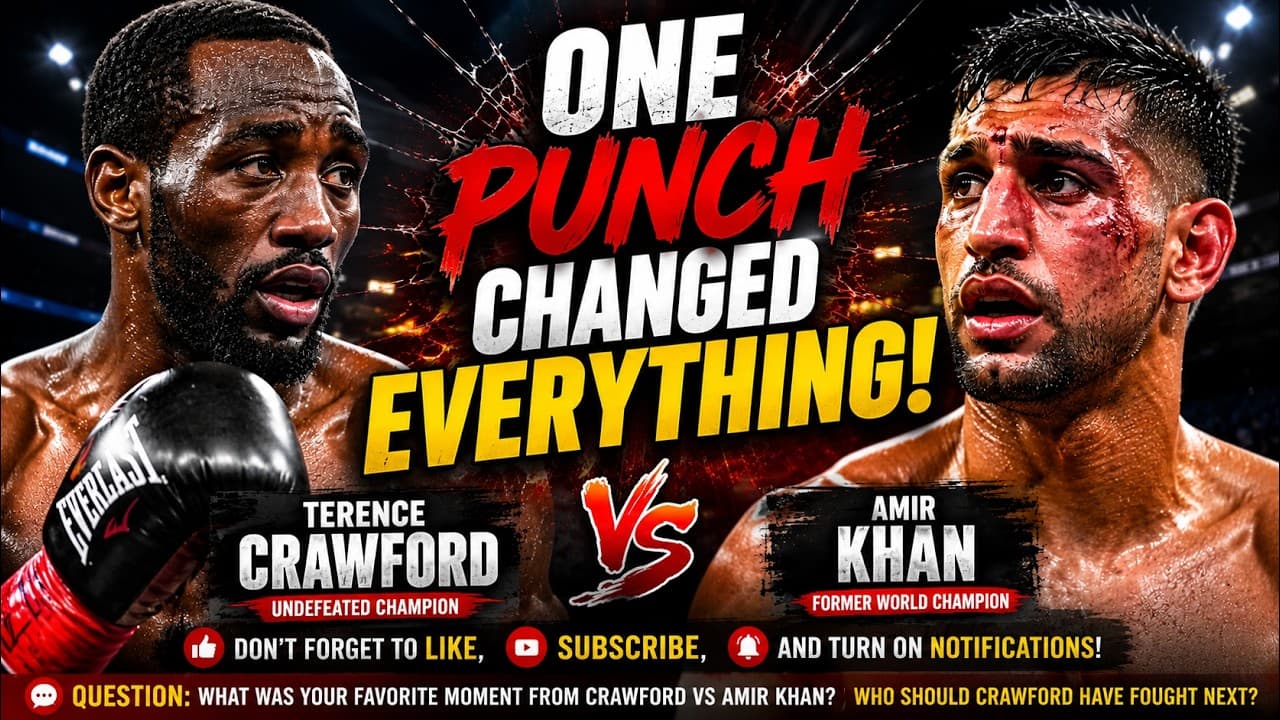 Terence Crawford DESTROYS Amir Khan 😱 | The Night One Punch Changed Everything!