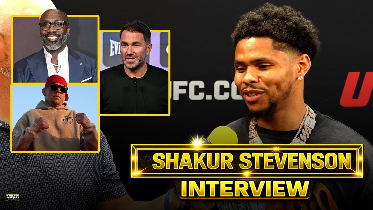 Shakur Stevenson REACTS To Shannon Sharpe, Nate Diaz, Signing With Zuffa Boxing | MMA Fighting
