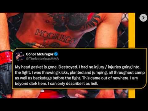 Conor McGregor's Reaction To Knee Injury Loss