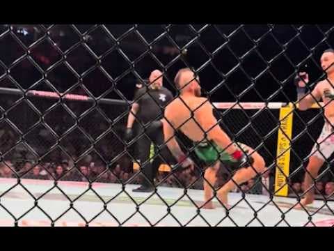 Conor McGregor Blows Out Knee VS Max Holloway