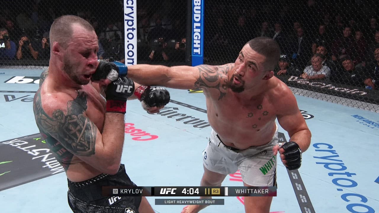 Nikita Krylov vs Robert Whittaker FULL FIGHT HIGHLIGHTS | UFC 329