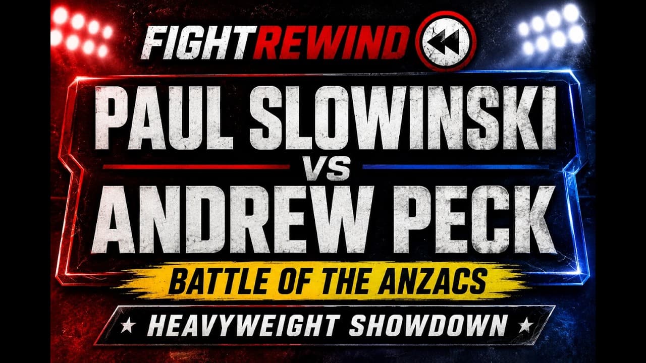 🥊 PAUL SLOWINSKI vs ANDREW PECK 🥊Battle of the Anzacs | Auckland, New Zealand