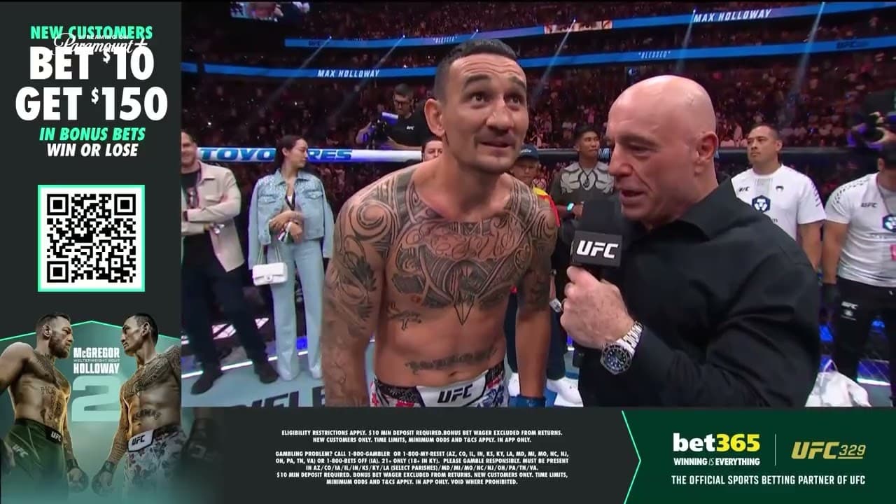 Max Holloway's Octagon Interview | UFC 329