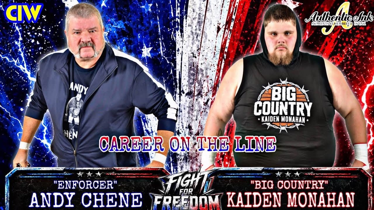CIW: (Career vs. Career Match) Andy Chene vs. Kaiden Monahan 7/12/26