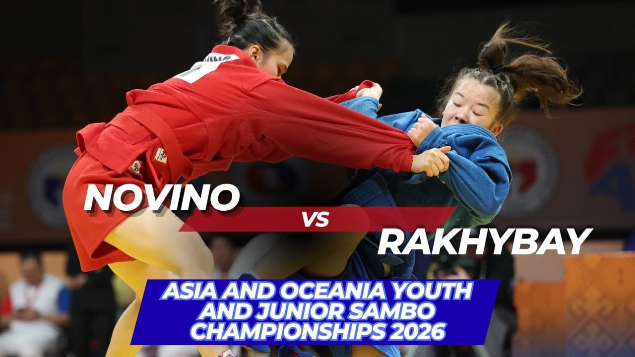 NOVINO (PHI) vs RAKHYBAY (KAZ) - Asia and Oceania Youth and Junior SAMBO Championships 2026