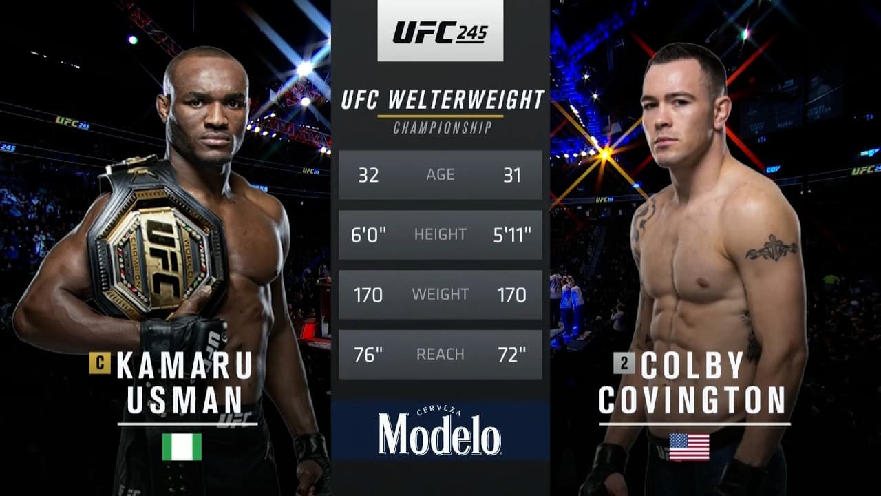 Kamaru Usman x Colby Covington | LUTA COMPLETA | UFC Oklahoma City