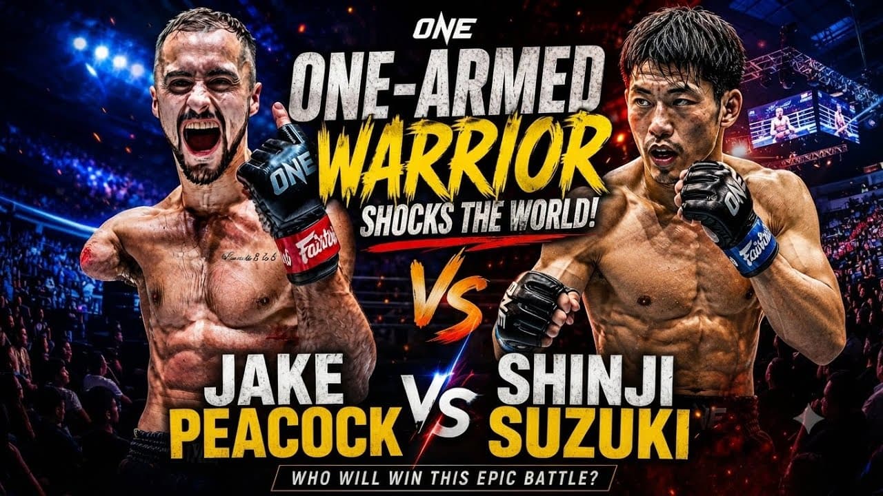 ONE-ARMED WARRIOR SHOCKS THE WORLD! Jake Peacock vs Shinji Suzuki