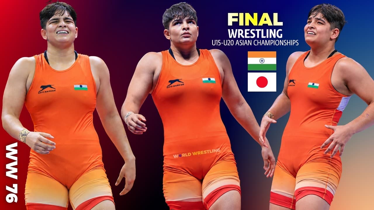 🇮🇳 🇯🇵 Women's Wrestling 76 kg Final. 女子レスリング76kg級決勝｜U20アジアレスリング選手権2026. Kajal KAJAL vs Mahiru FUJITA